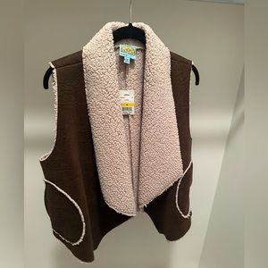 Faux Sherling Vest